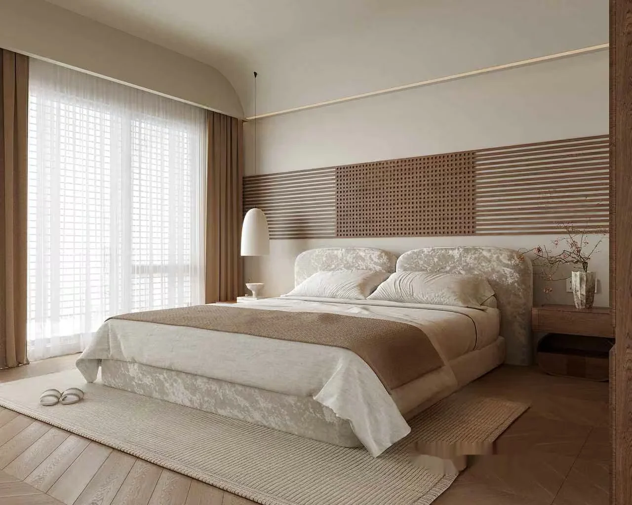 A Modern Bedroom 3D Model – 23119 – VRAY Render