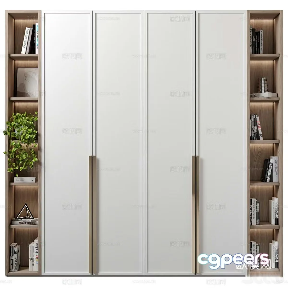 Bookcase 3d model