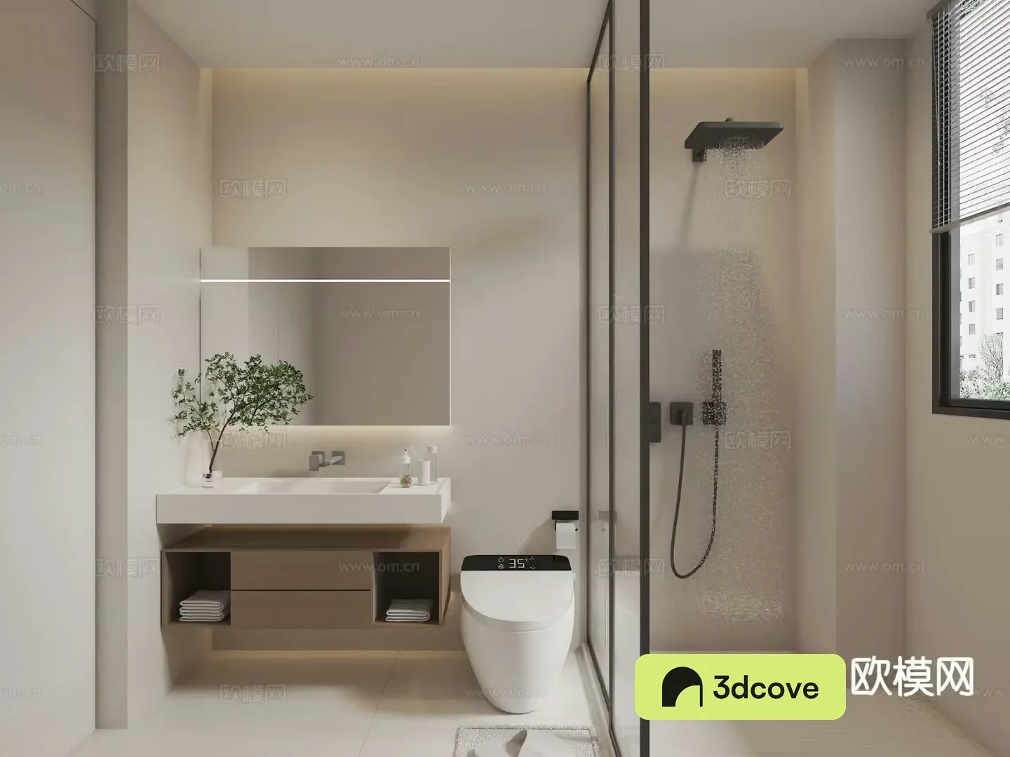 Modern bathroom