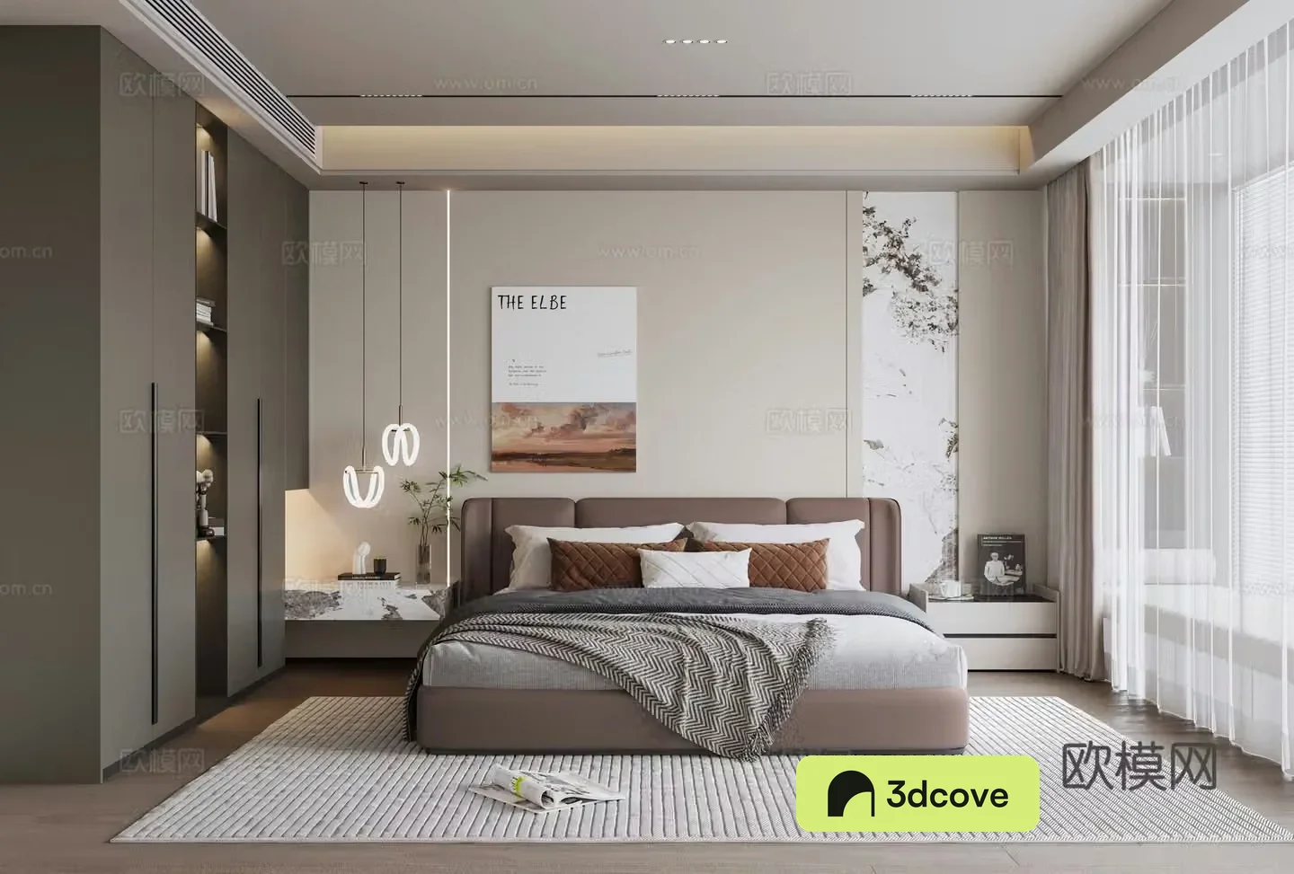 Modern Italian style bedroom