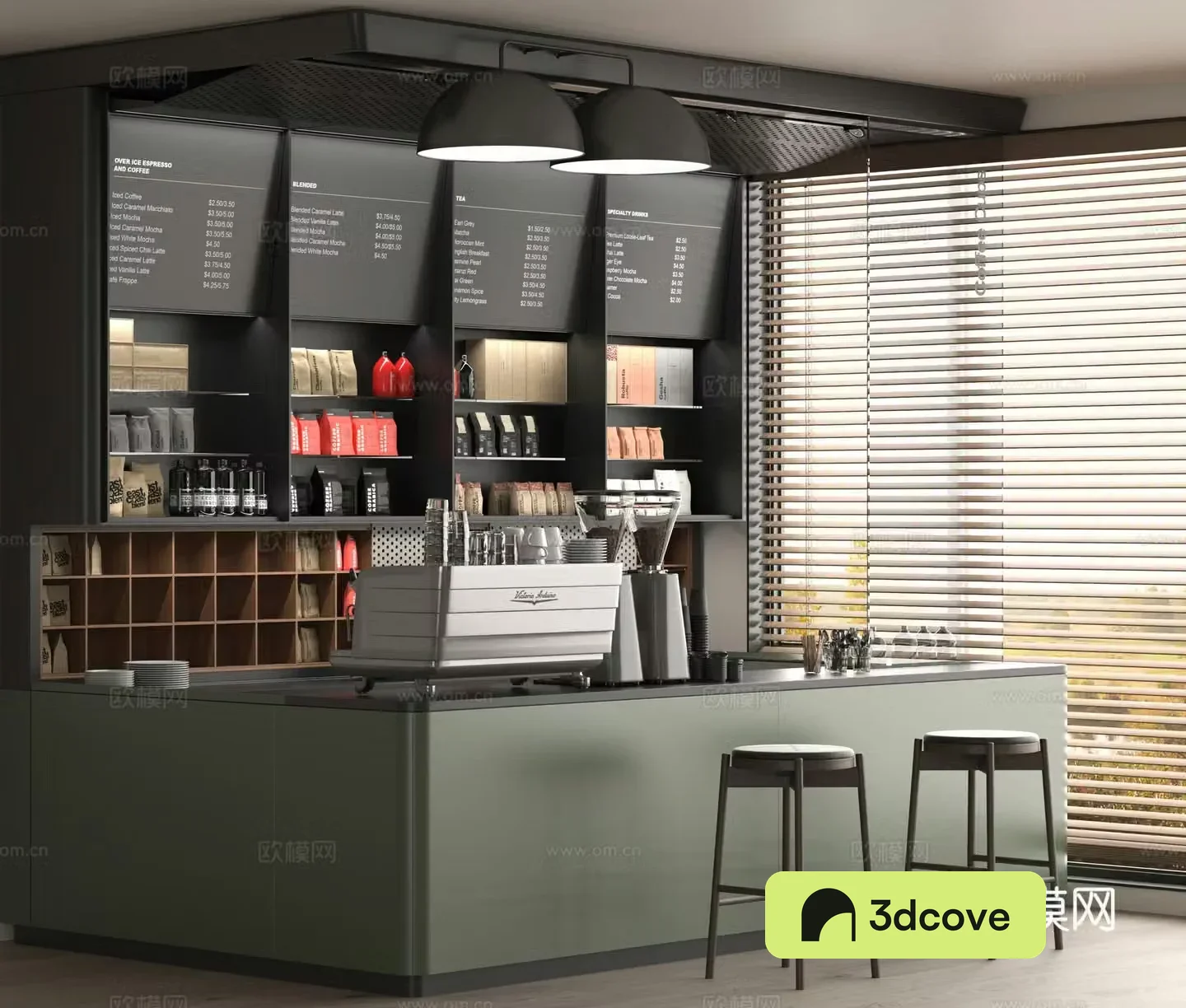 Modern cafe