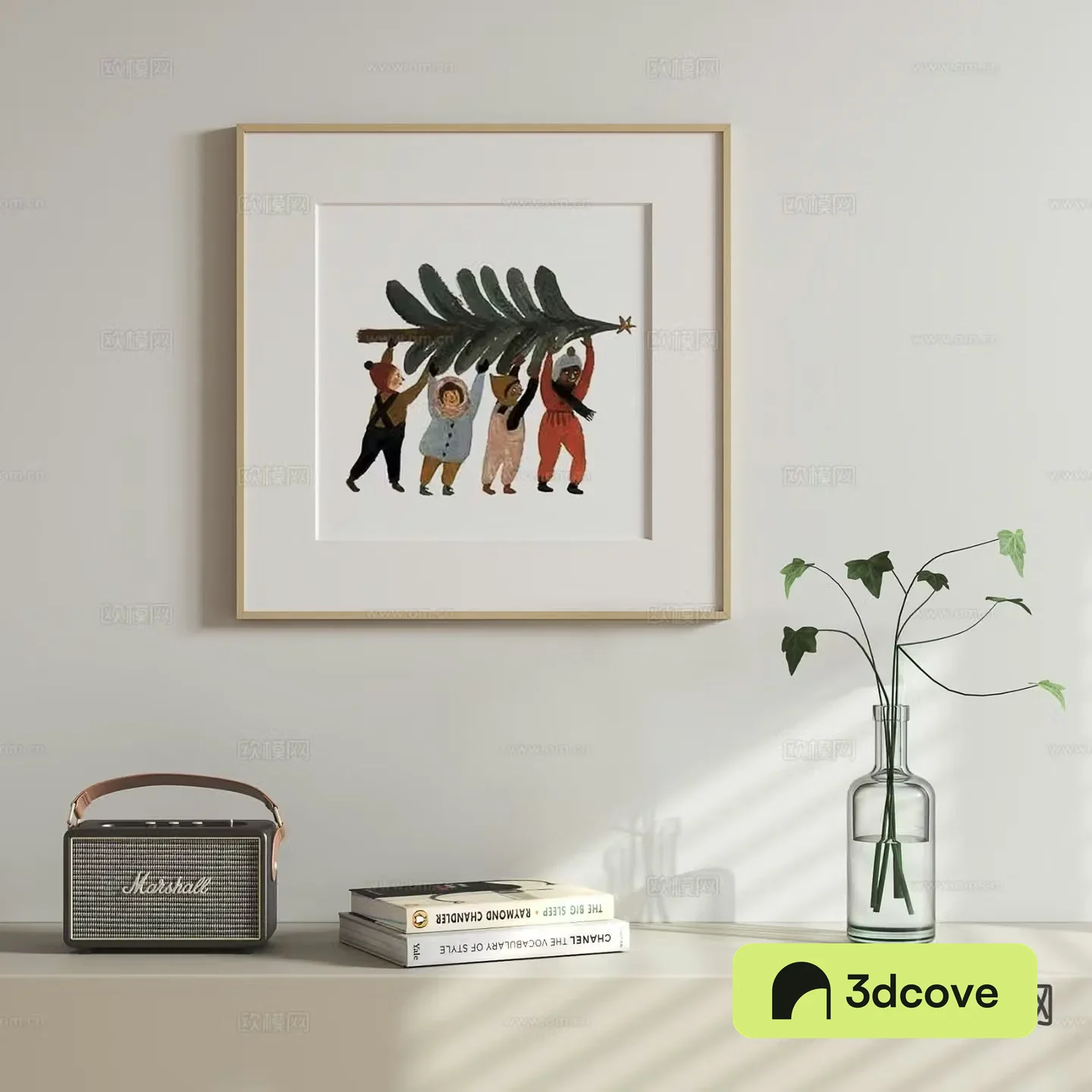 Nordic cartoon hanging painting children’s hanging painting
