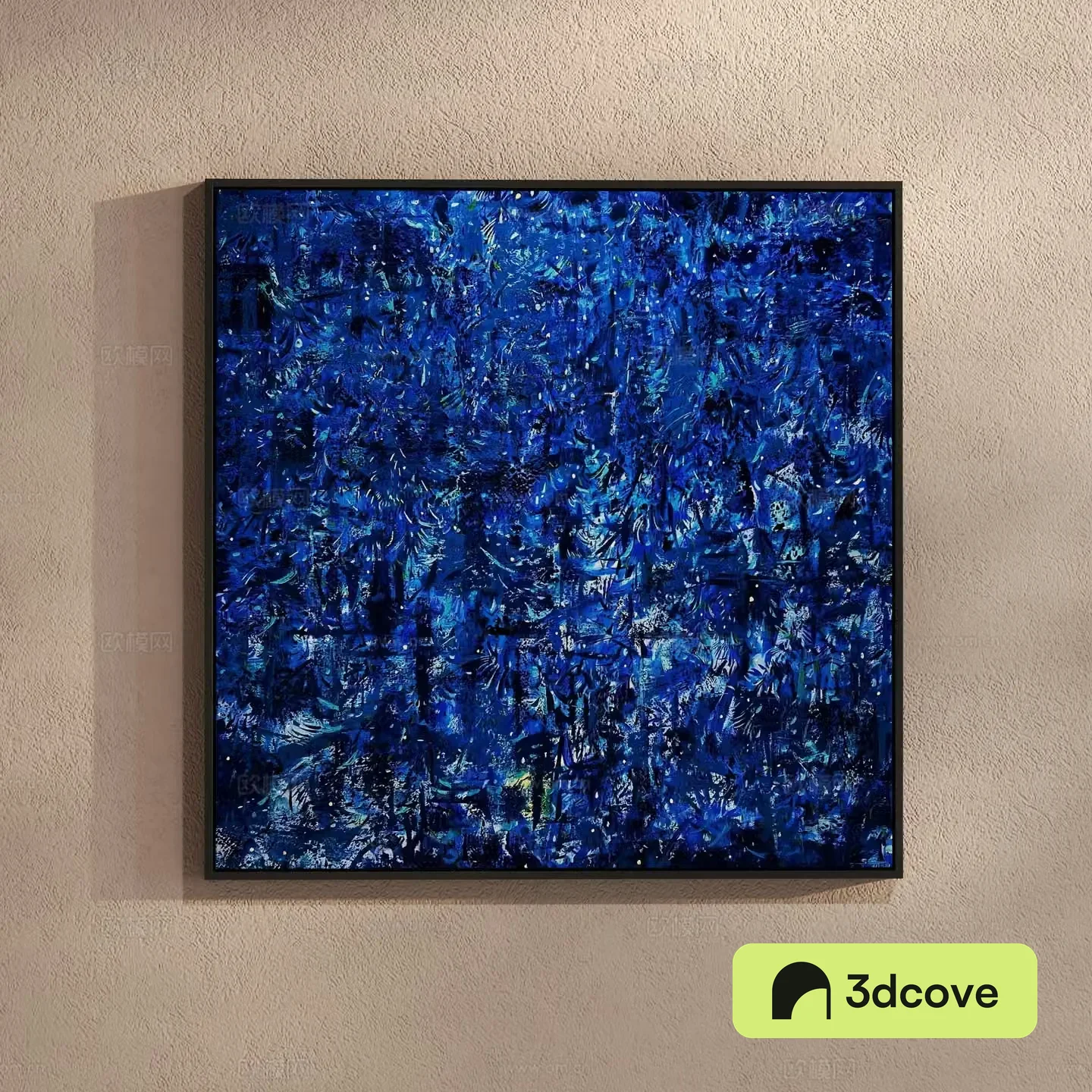 Modern texture painting decorative painting