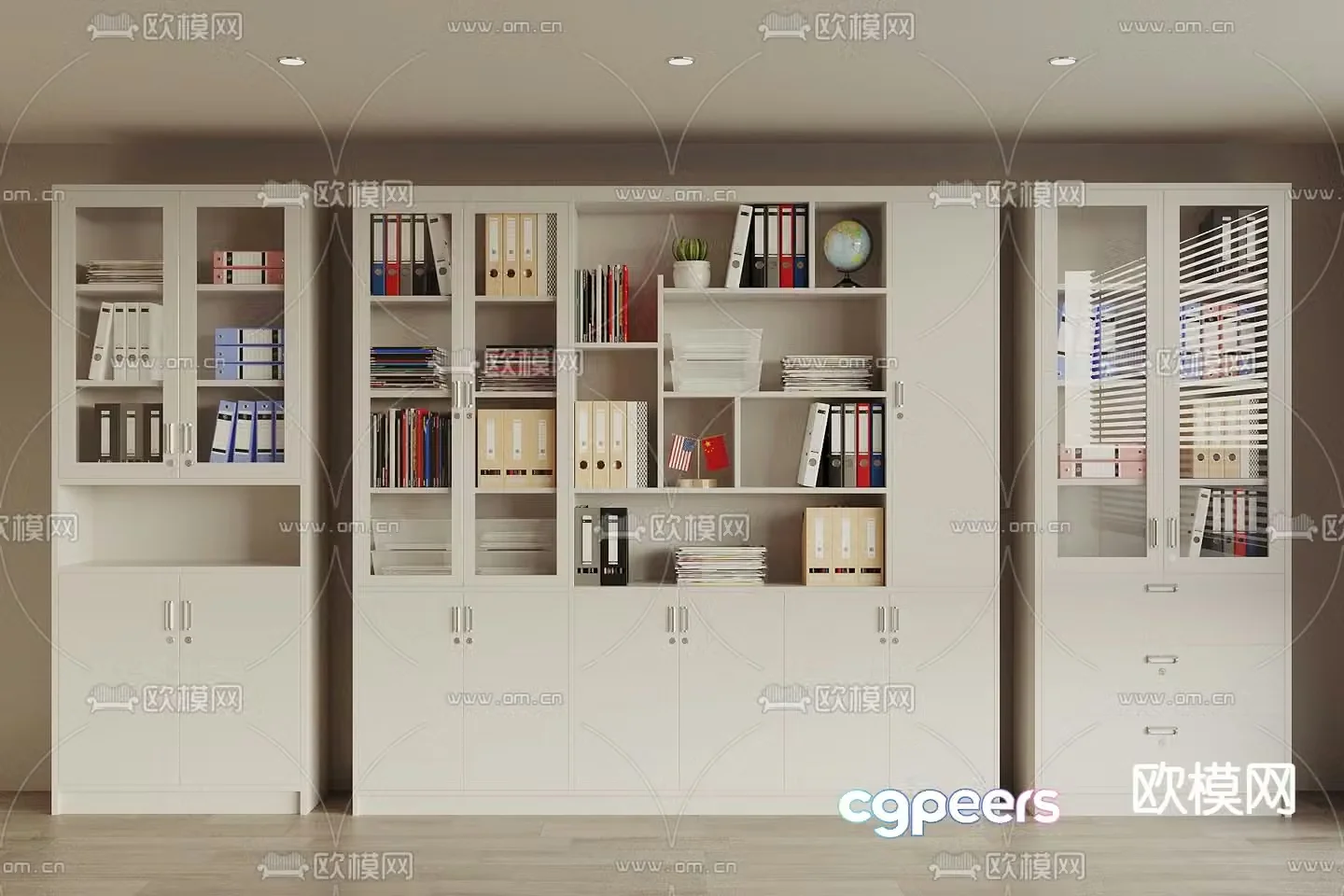 File cabinet file cabinet information cabinet 3d model
