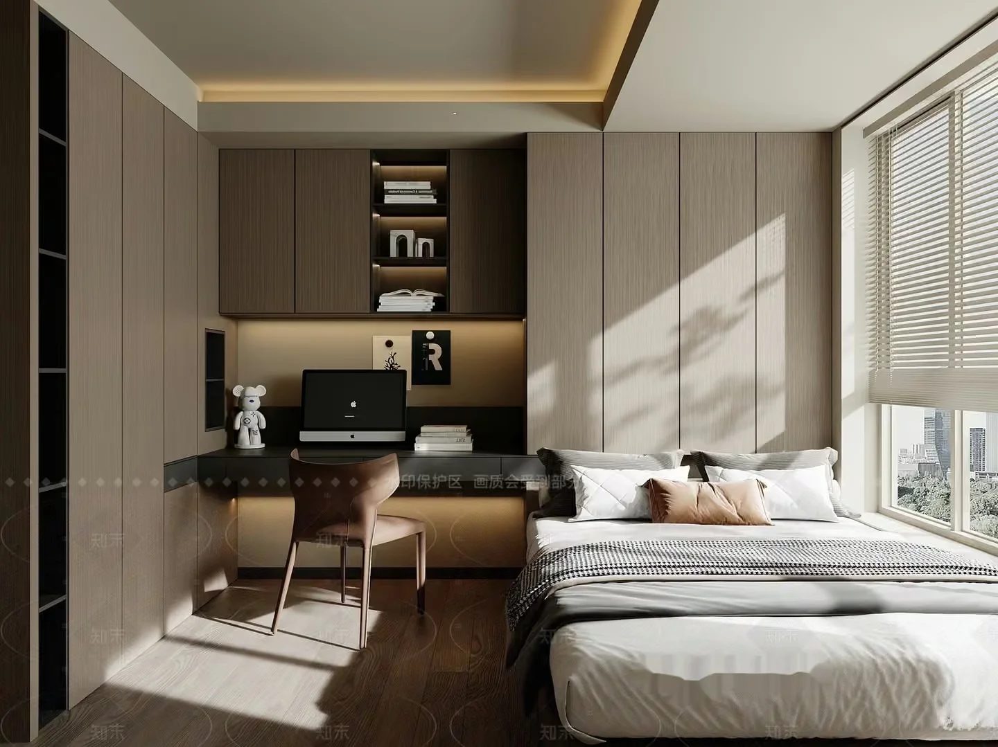 Cozy Bedroom 3D Model – 6897 – VRAY Render