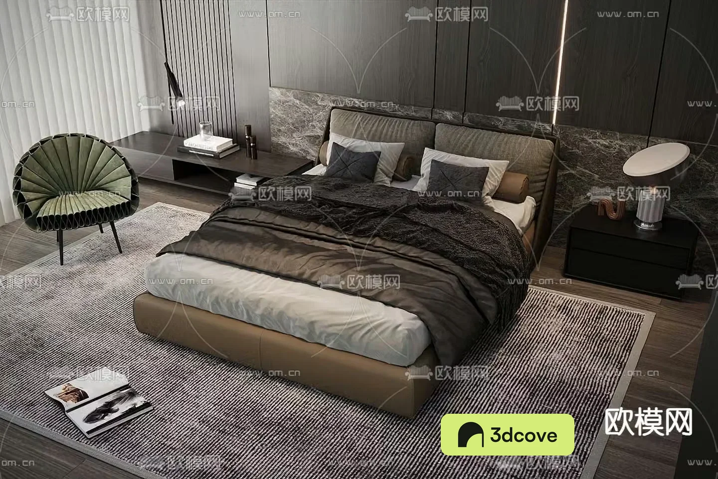 Italian double bed