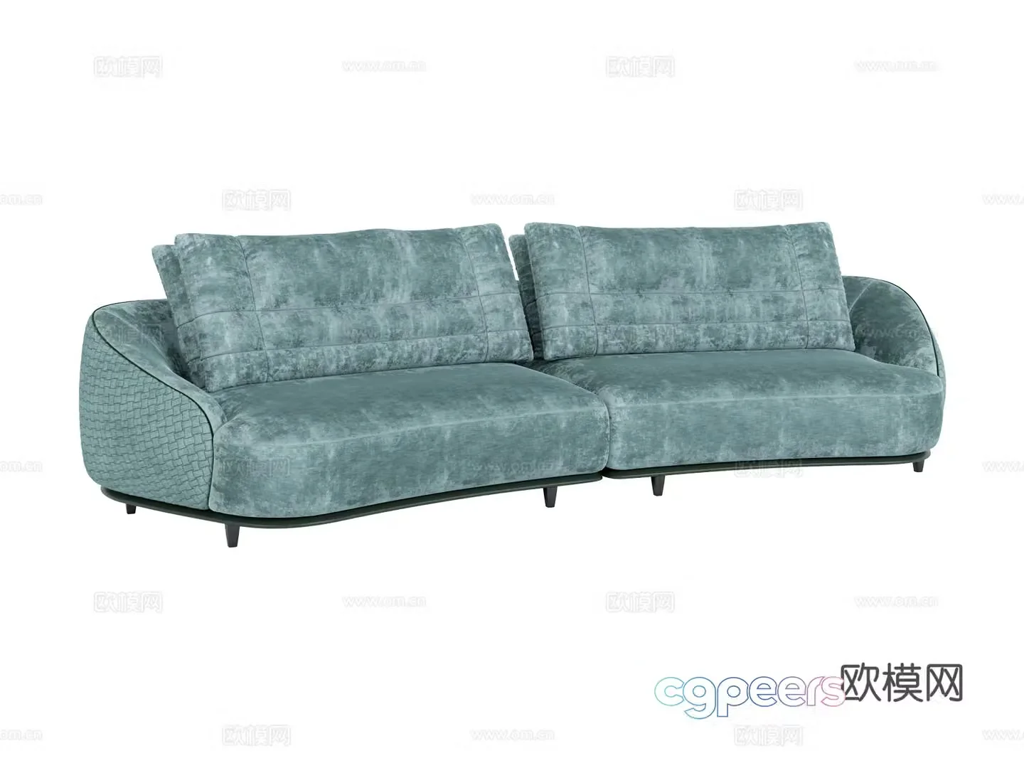 visionnaire loveseat 3d model