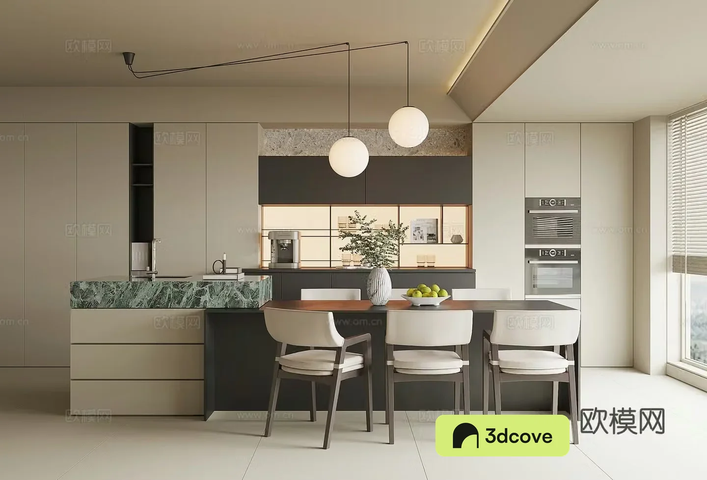 Modern home restaurant