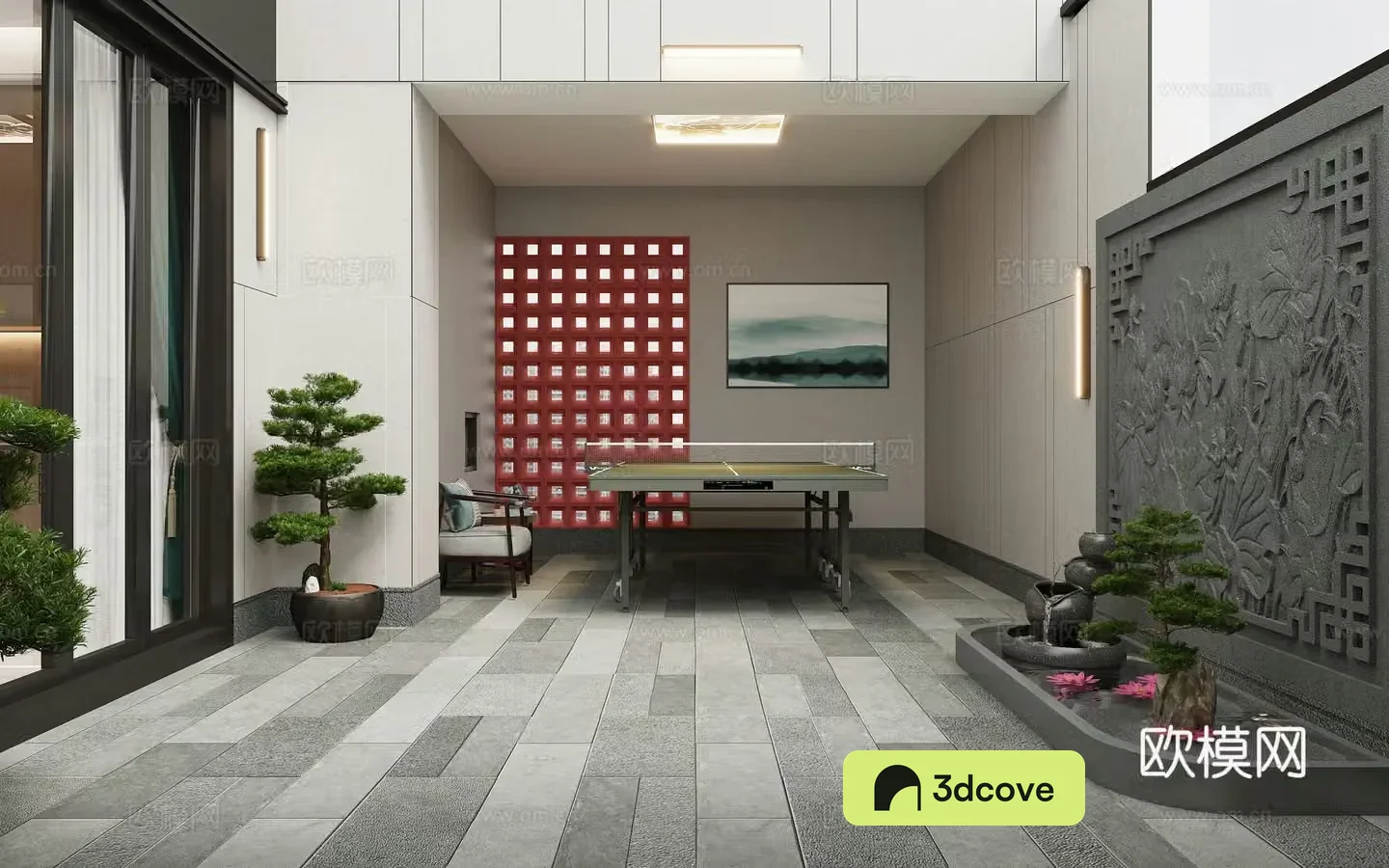 New Chinese style garden