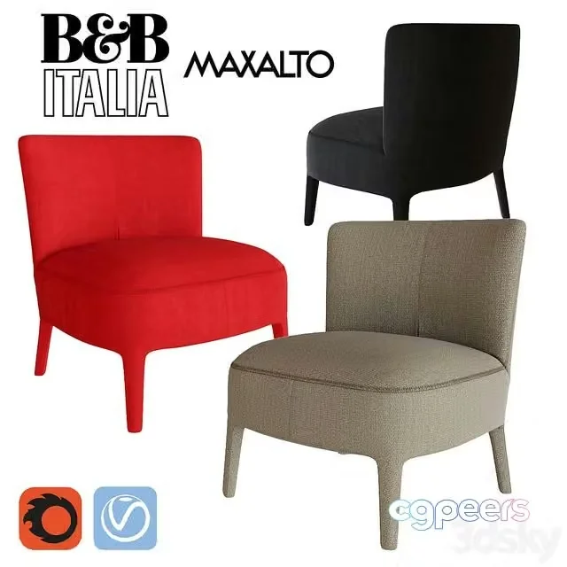 3ds Max Free – B & B Italia Febo by Maxalto