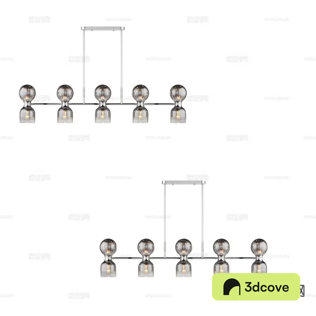 Simple chandelier glass chandelier