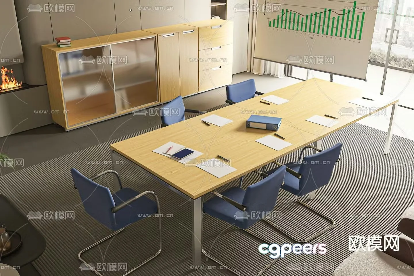 conference table conference table 3d model