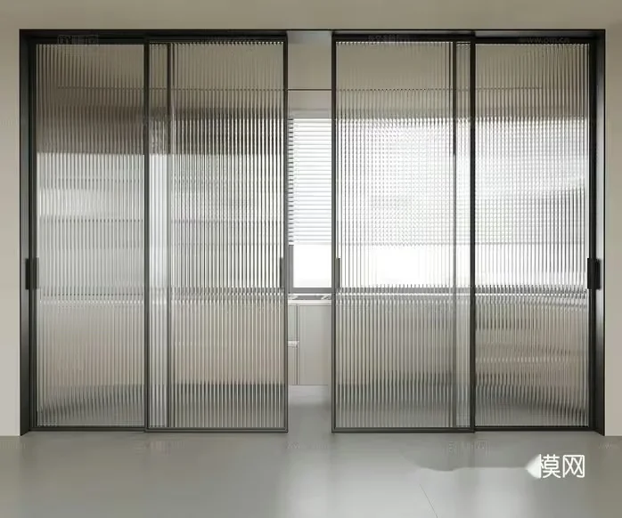 Modern Sliding Doors 3D Model – 17950 – VRAY Render