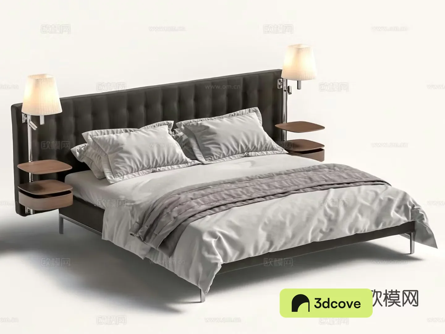 Cassina Volage medieval style double bed