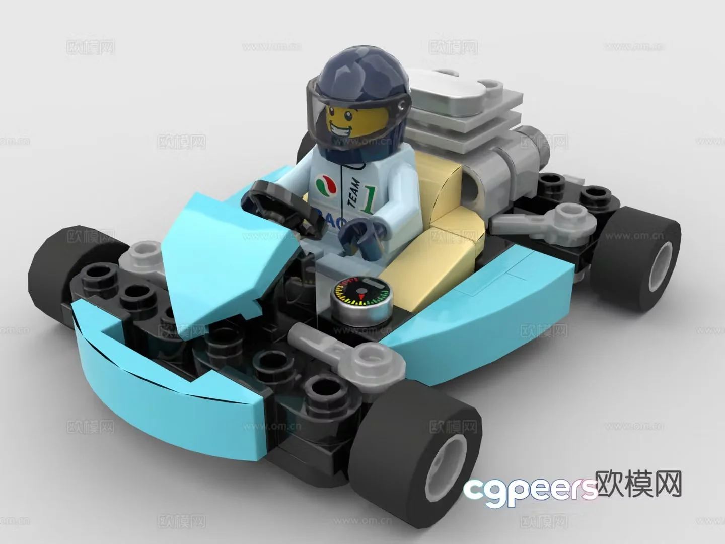 LEGO LEGO toys building block kart racing 3d model