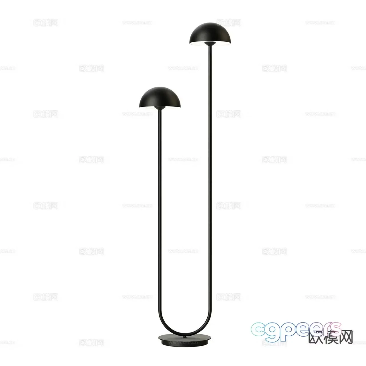 Modern floor lamp 3d model
