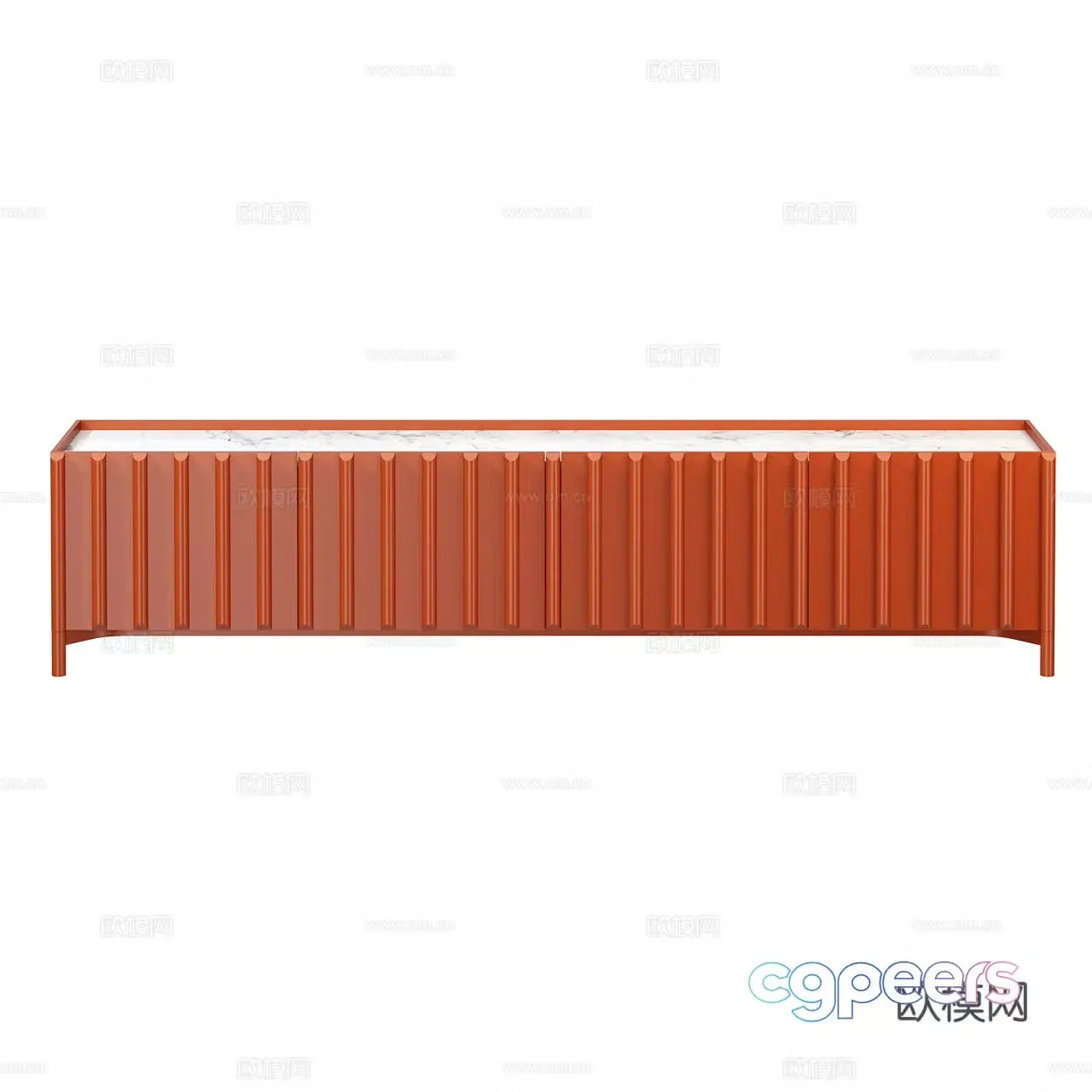 Miniforms Italian sideboard sideboard decorative cabinet storage cabinet 3d model
