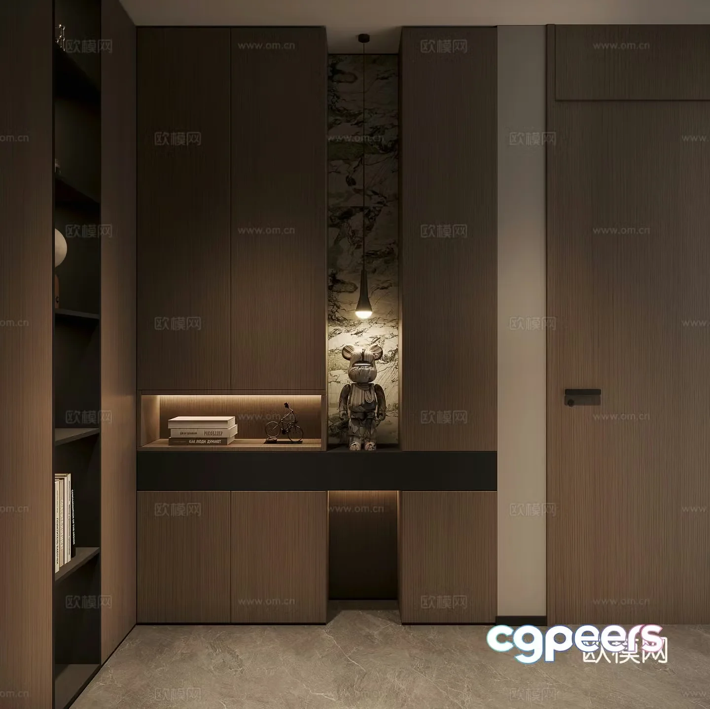 Modern Italian entrance 3D model