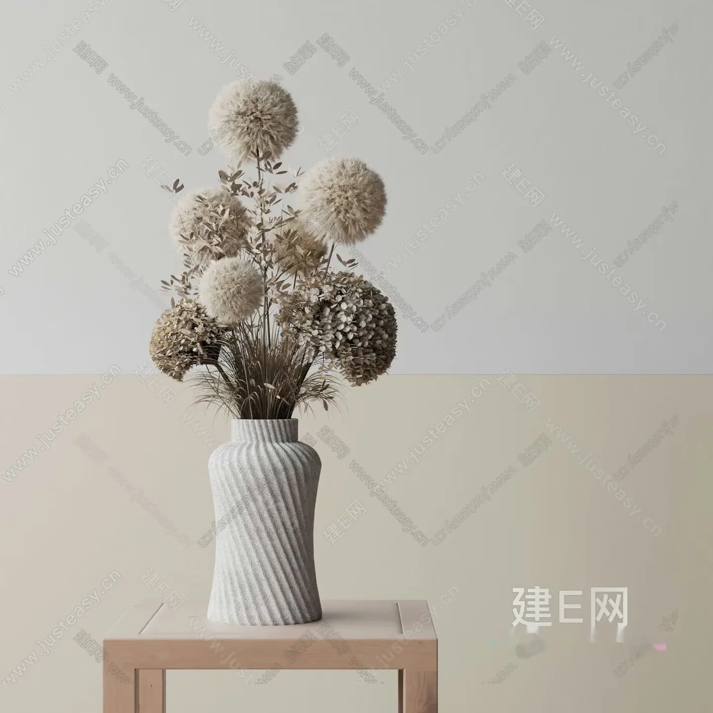 Modern Vase Decoration 3D Model – 3455 – VRAY Render
