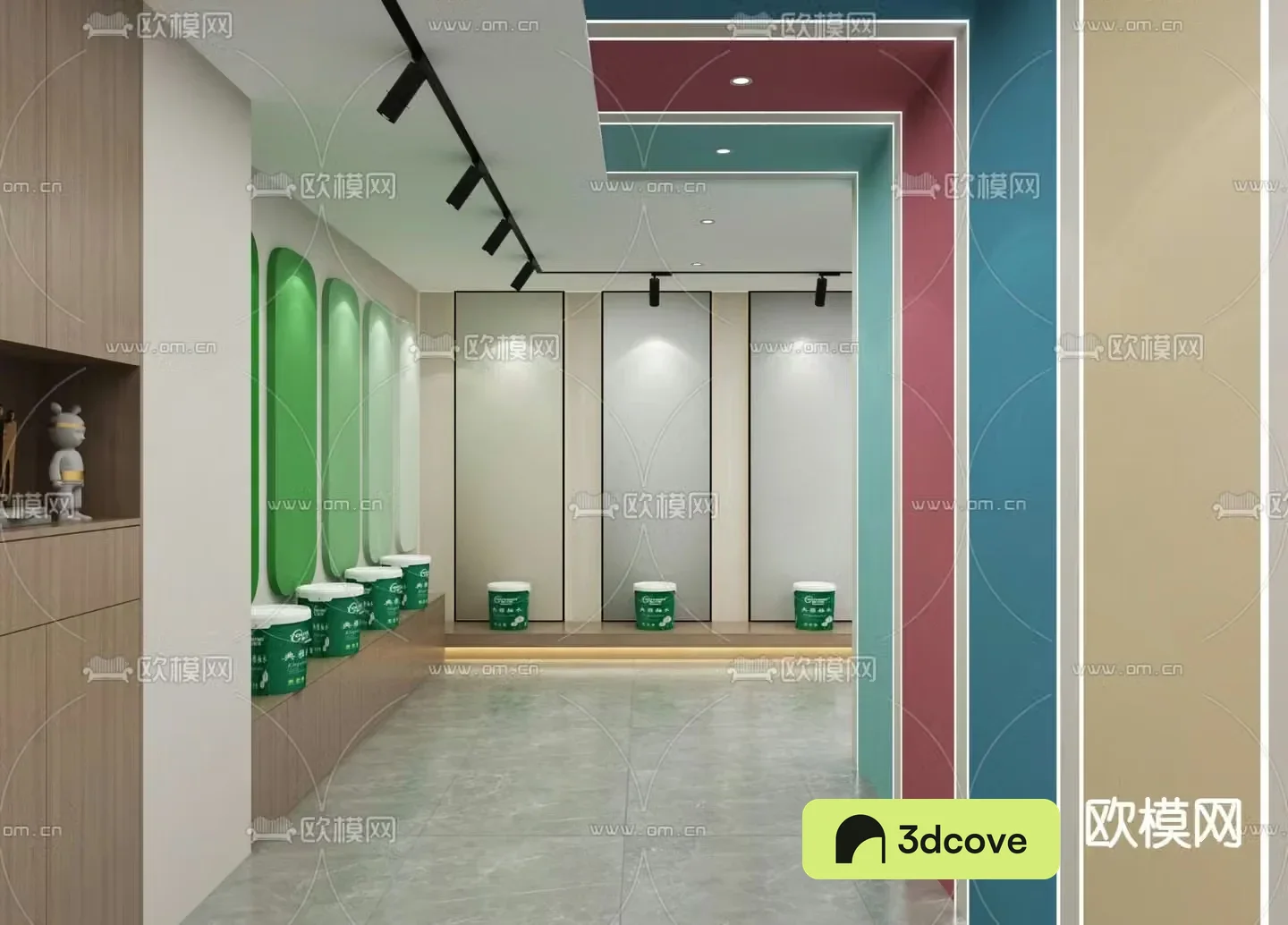 Modern store Paint shop