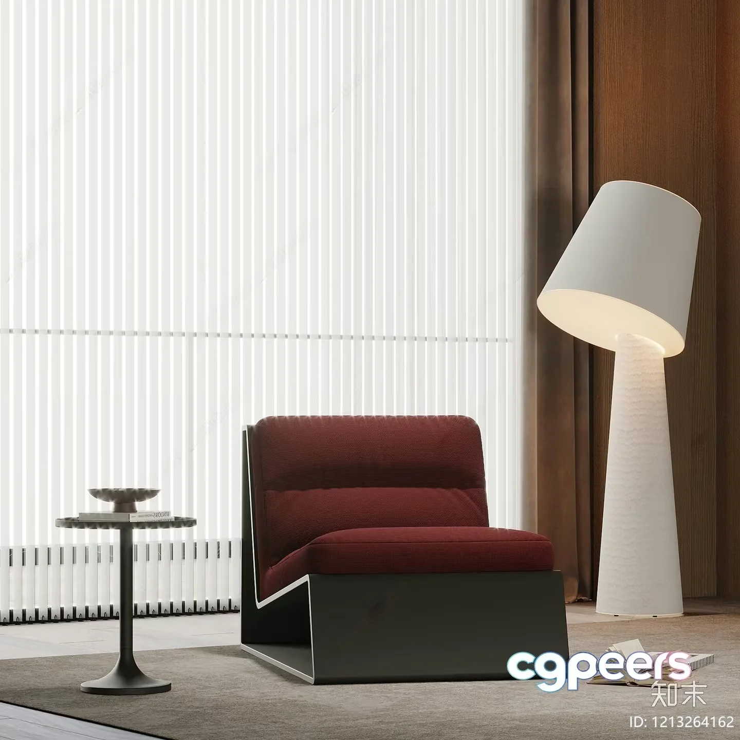 Modern Living Room 3D Model – 19853 – VRAY Render