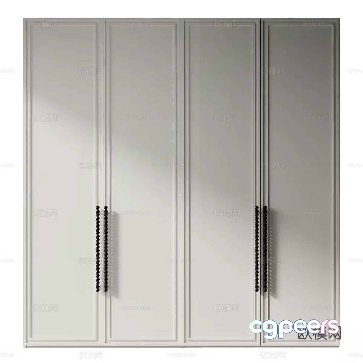 New Chinese style wardrobe 3D model