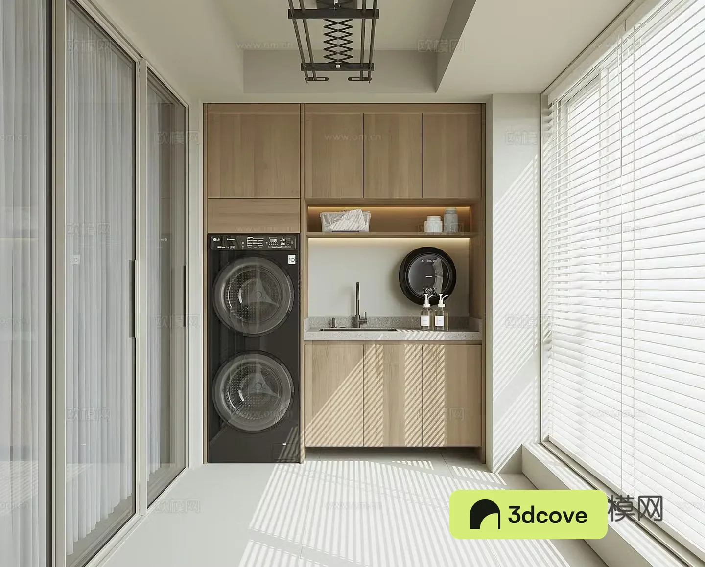 Modern living balcony