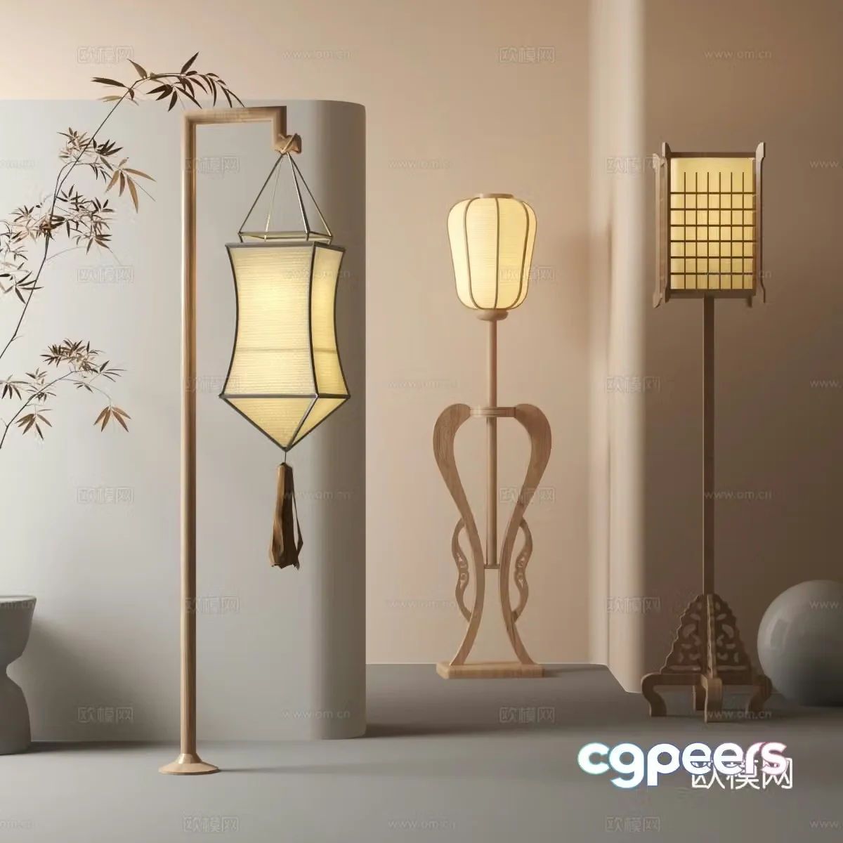Floor lamp 3d model