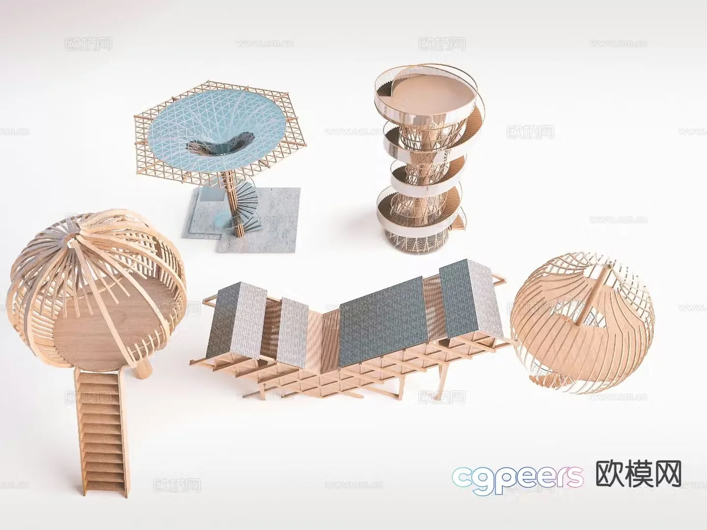 Observation Tower Observation Tower Observation Pavilion 3D model