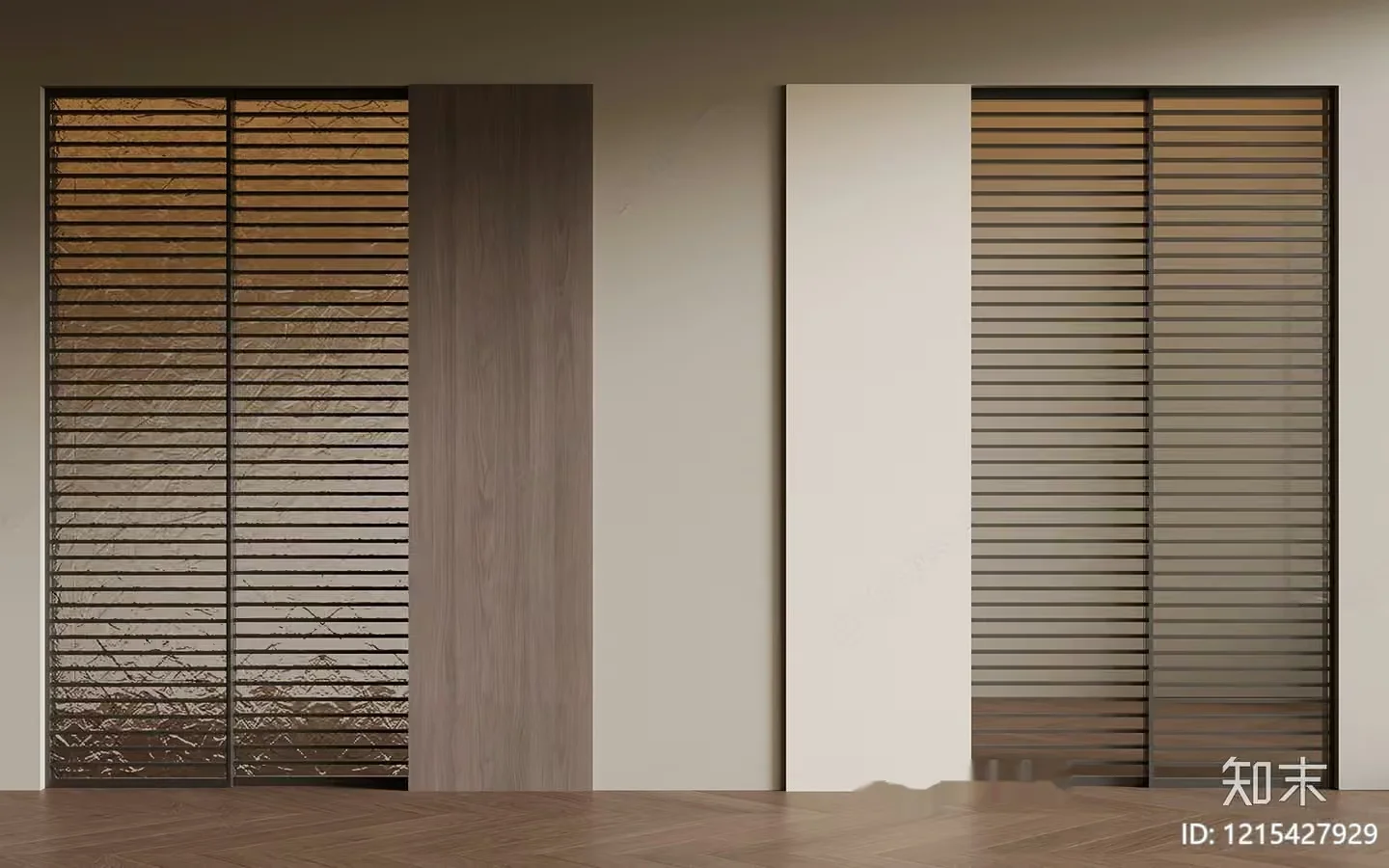 Modern Sliding Doors 3D Model – 18180 – VRAY Render