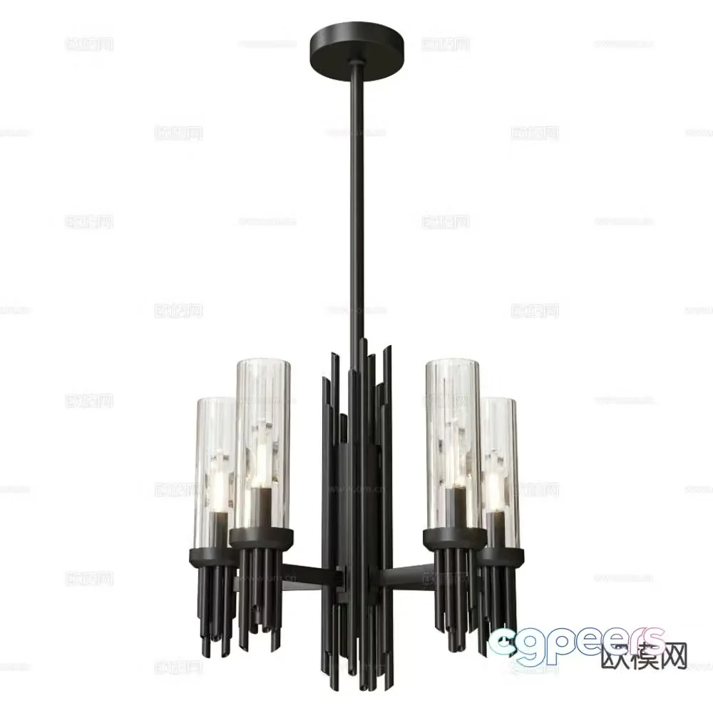 Stilfort creative chandelier artistic chandelier 3d model