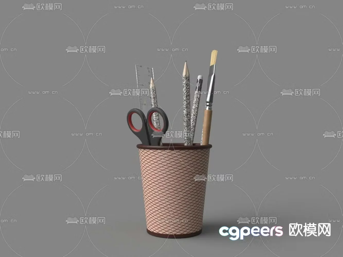 Pen holder 3d model