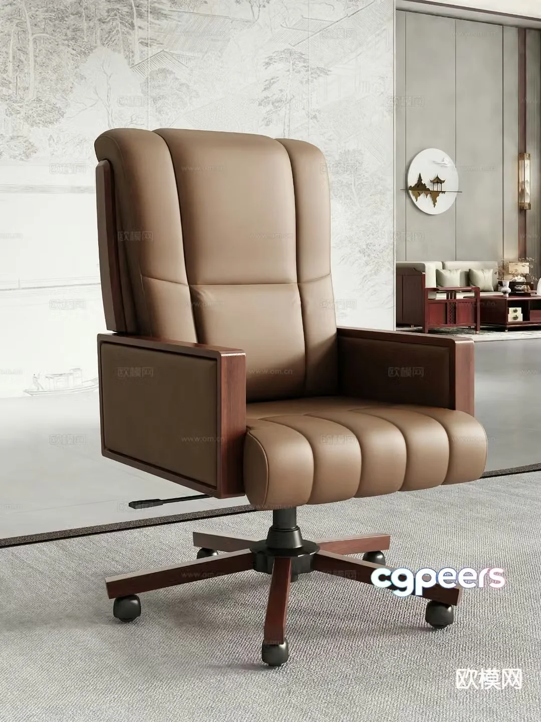 Boss chair office chair 3d model