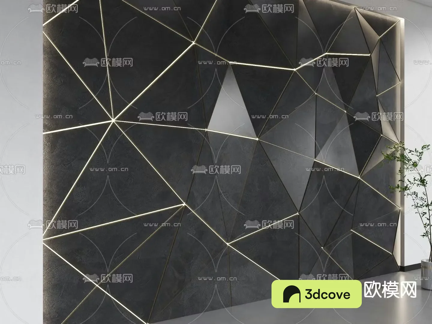 Special shape background wall model wall decorative wall