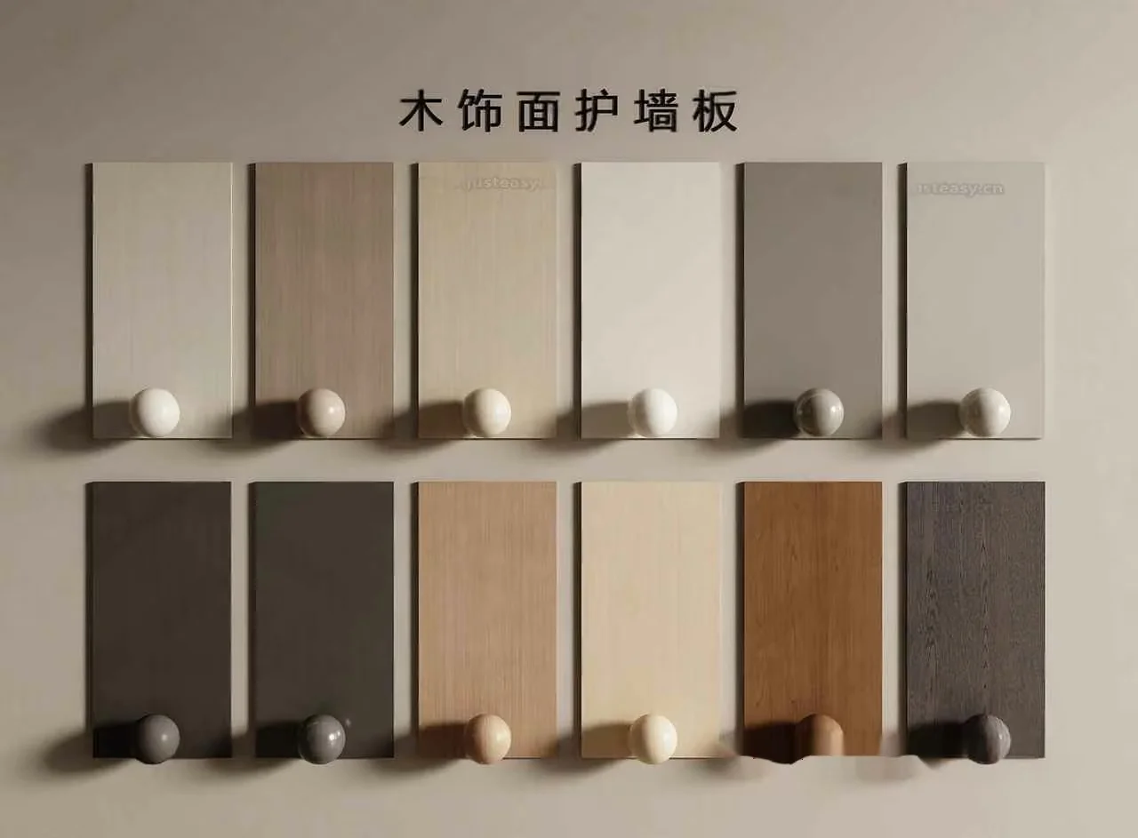 Wooden Color Samples 3D Model – 676 – VRAY Render