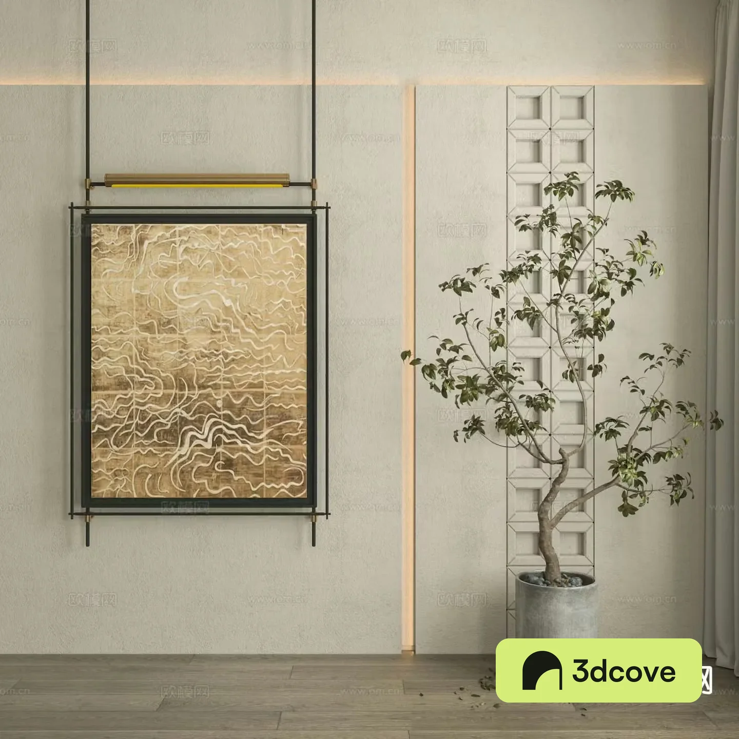 Wabi-sabi art painting texture painting decorative painting