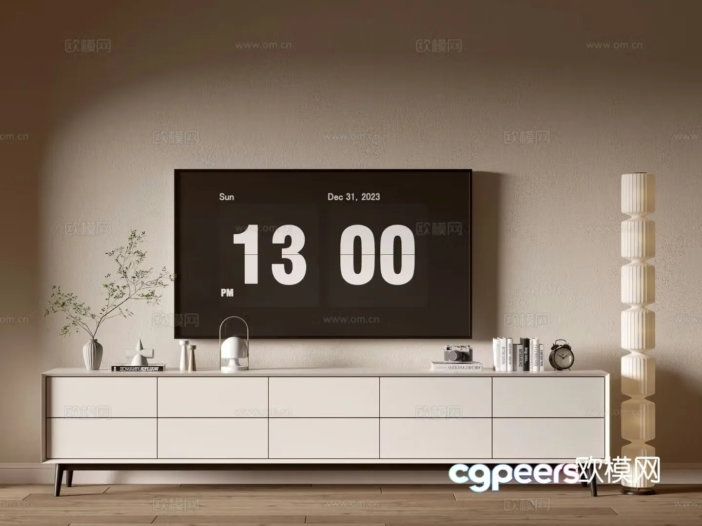 Modern TV cabinet 3d model
