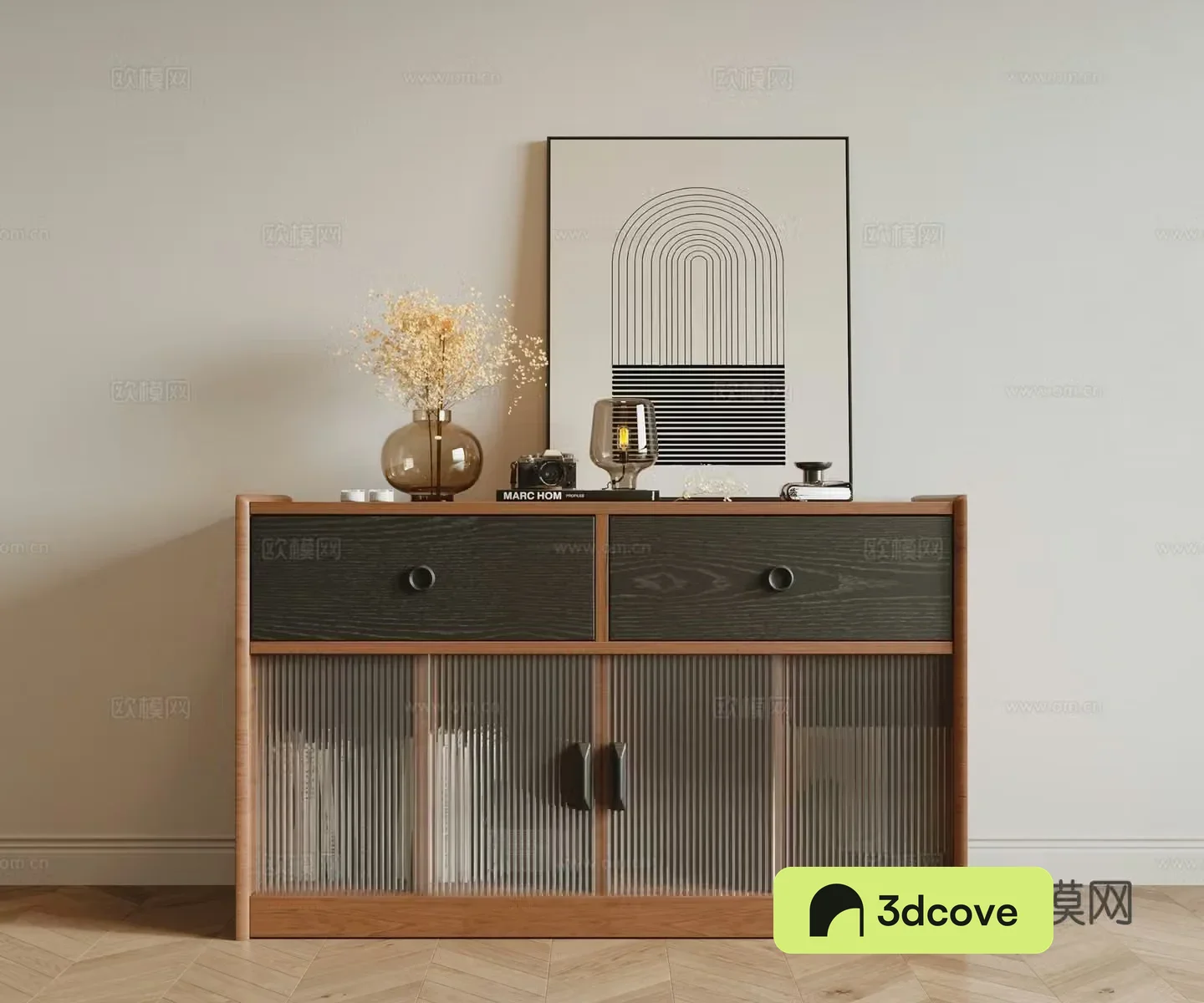 Medieval style sideboard
