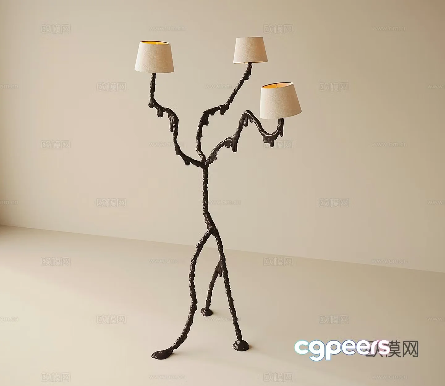 Alien floor lamp Creative floor lamp 3D model