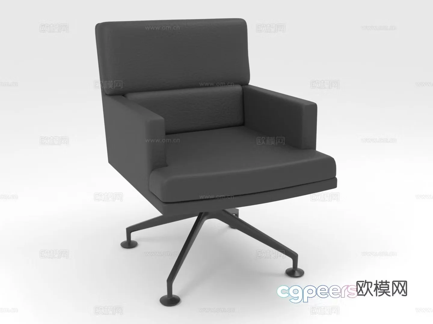 Armchair swivel chair conference chair chair seat 3d model