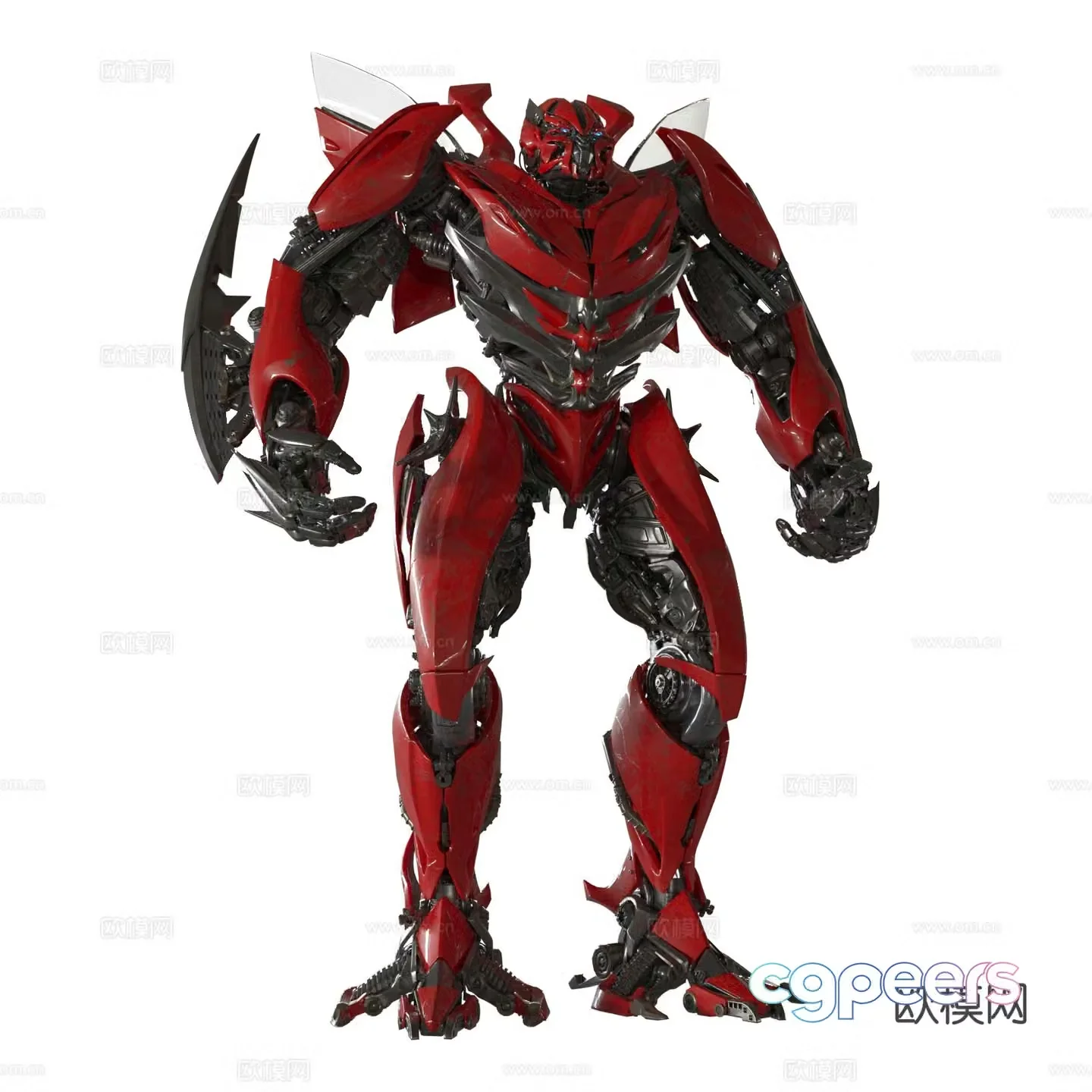 Robot trendy toy Gundam figure cartoon ornament 3D model
