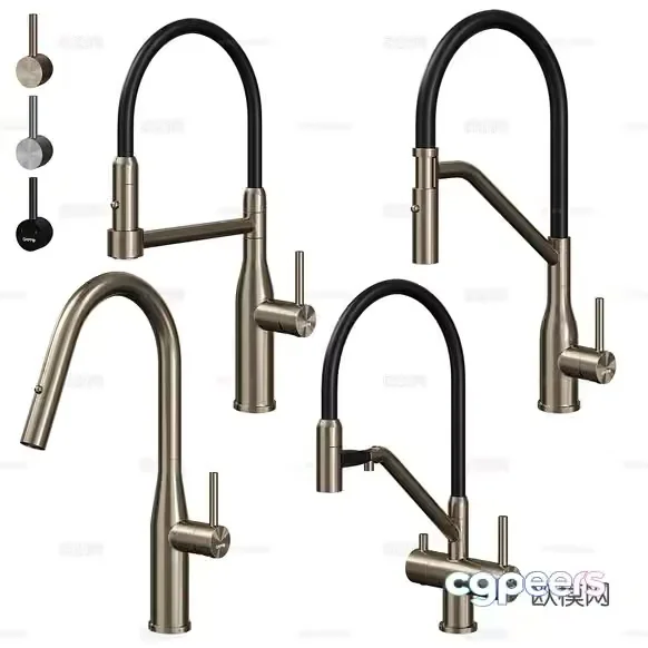 Kitchen Faucet 3D Model – 5576 – CORONA Render