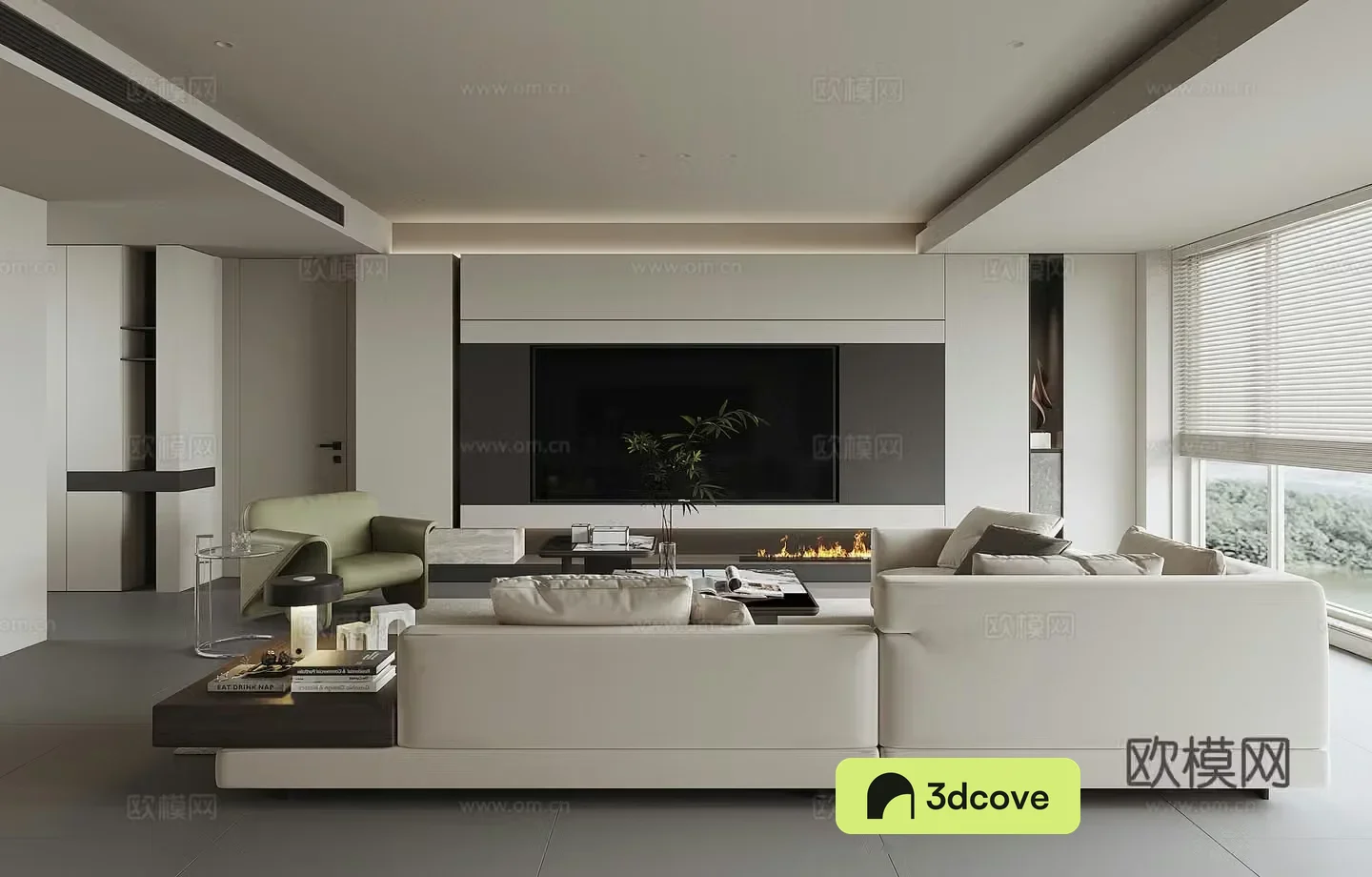 Modern home living room