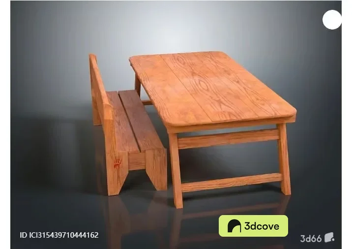 Wooden Children’S Table And Chair Set