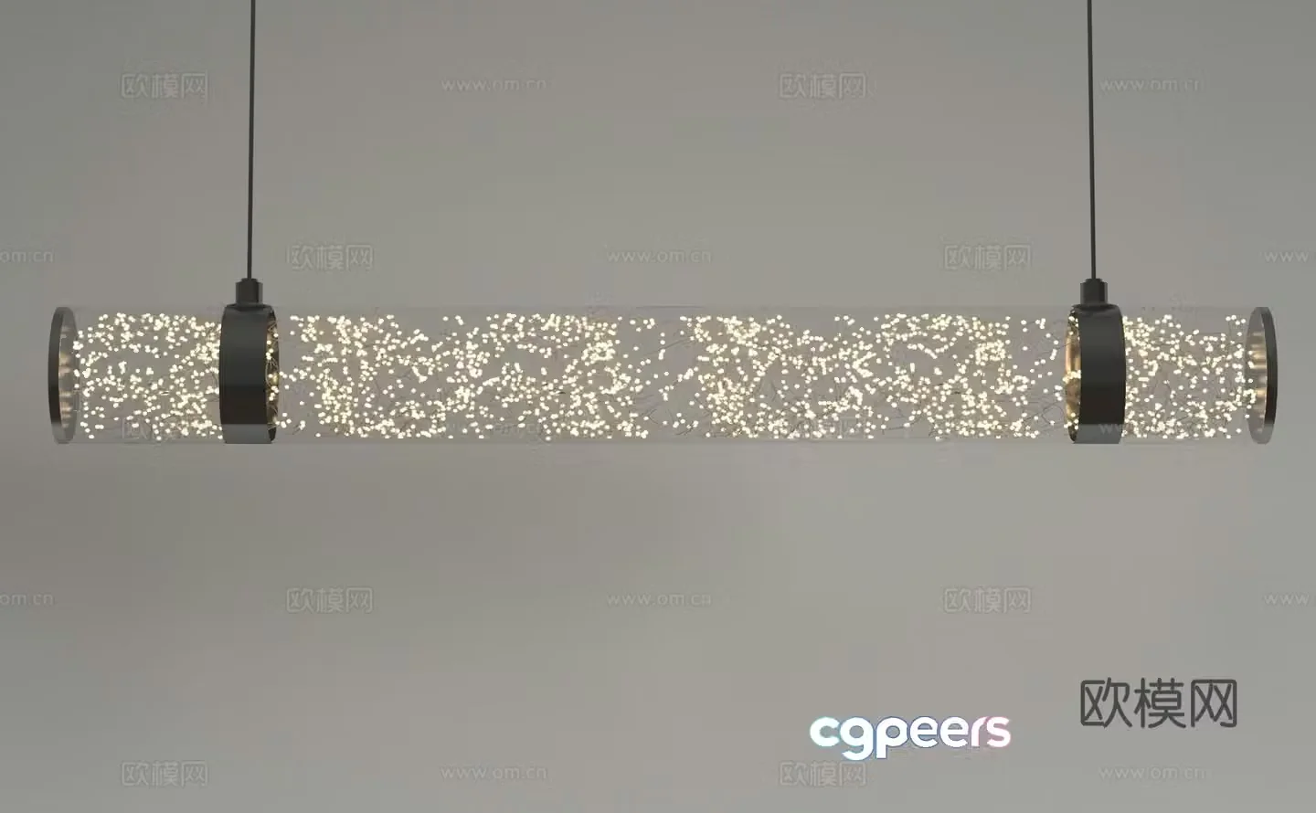 Modern chandelier 3d model