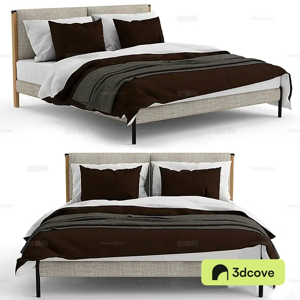 Modern double bed