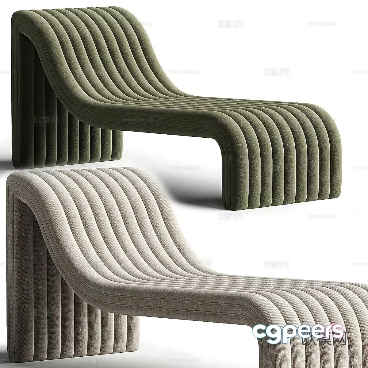 Modern lounge chair 3d model