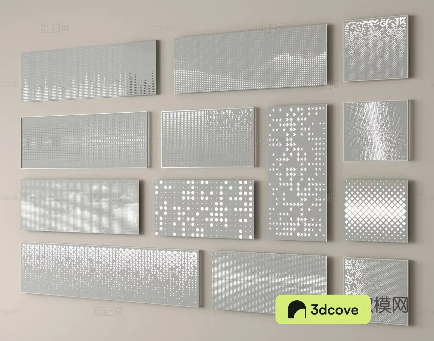 Translucent aluminum plate Perforated plate Punch plate Aluminum buckle plate