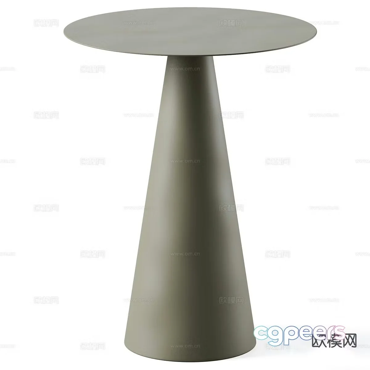 Side table corner table round table table table 3D model