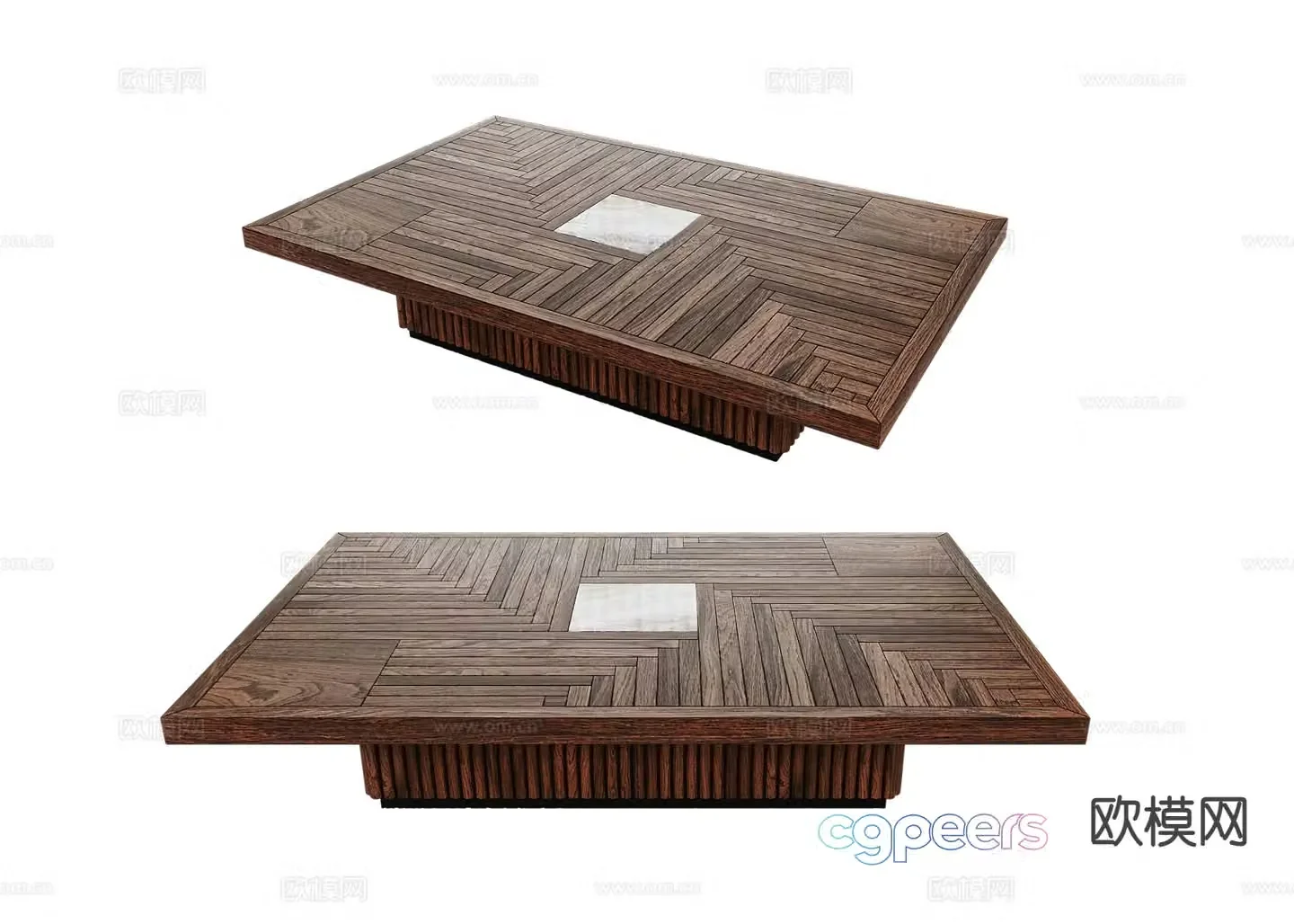 Wabi-sabi coffee table 3d model